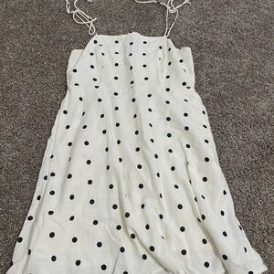 White Polka Dot Dress